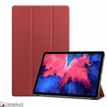 Dirbtinės odos atverčiamas dėklas- bordo spalvos (Xiaomi Mi Pad 5/Pad 5 Pro (11.0)
